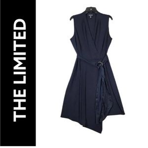 The Limited Women's Black Tied Waist Sleeveless Dress